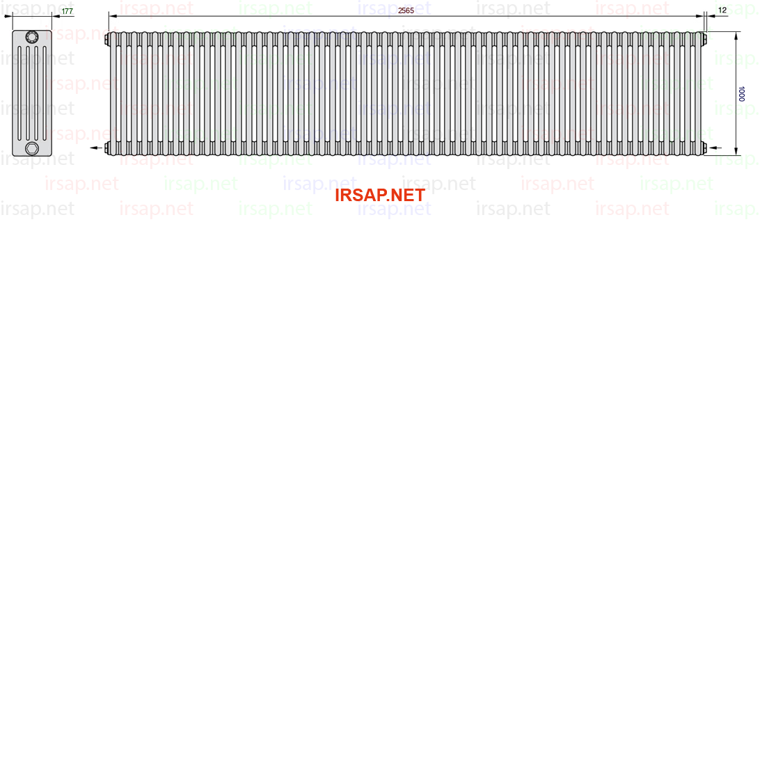 Радиатор IRSAP Tesi 51000/57 T08 CL 01